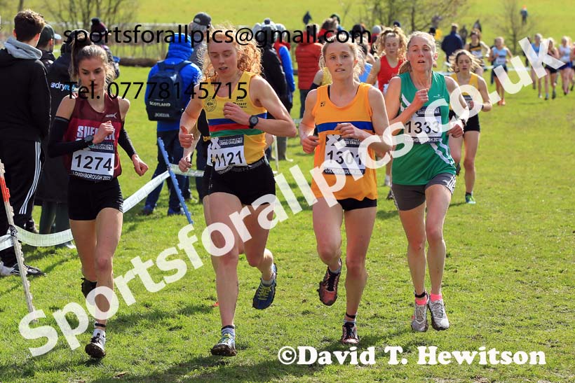 Senior Womens 2022 CAU Inter Counties Cross Country, Prestwold Hall, Loughborough.  Photo: David T. Hewitson/Sports for All Pics
